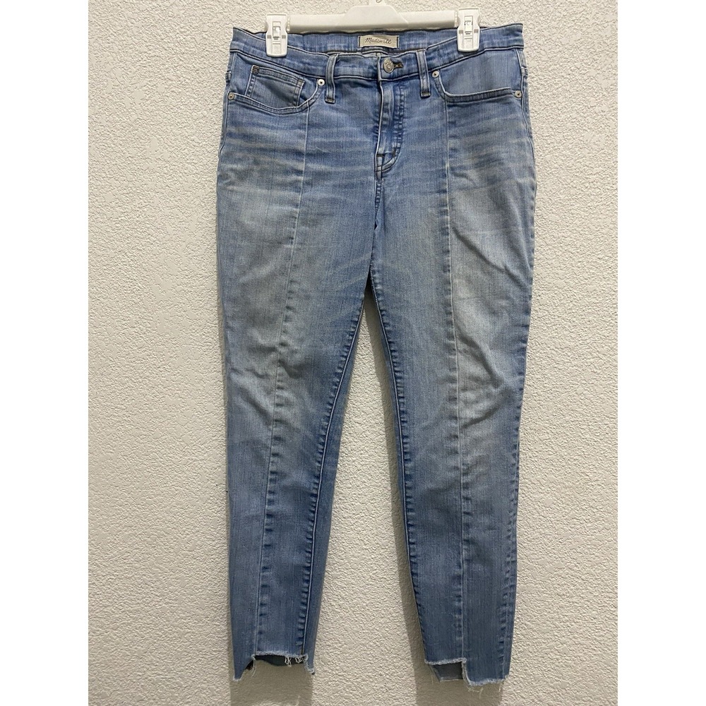 Madewell 9" High-Rise Skinny Jeans Light Wash Womens Size 30‎ Casual Collegiate